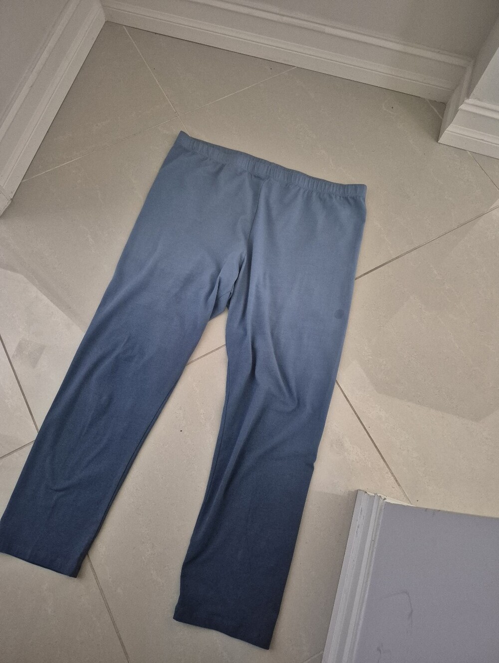 Jess And Jane Blue Ombre Pull On Pants 1X